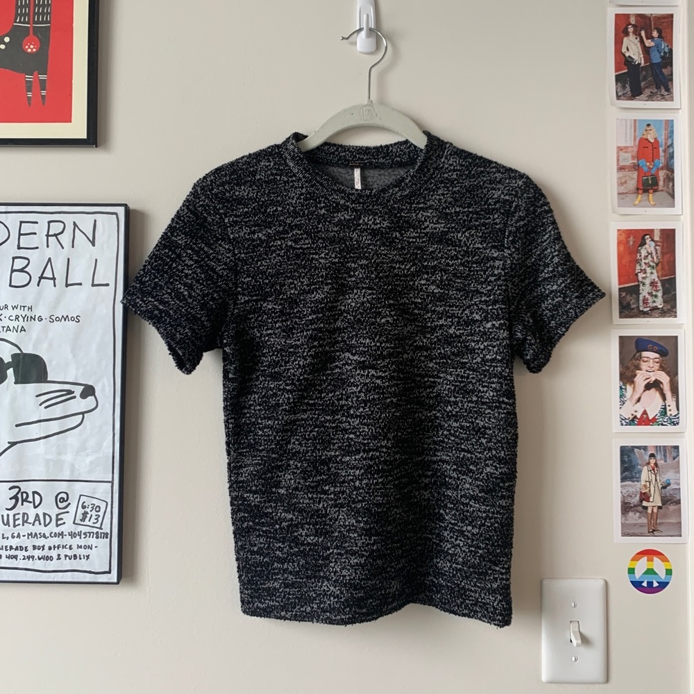 FP mock neck sweater top